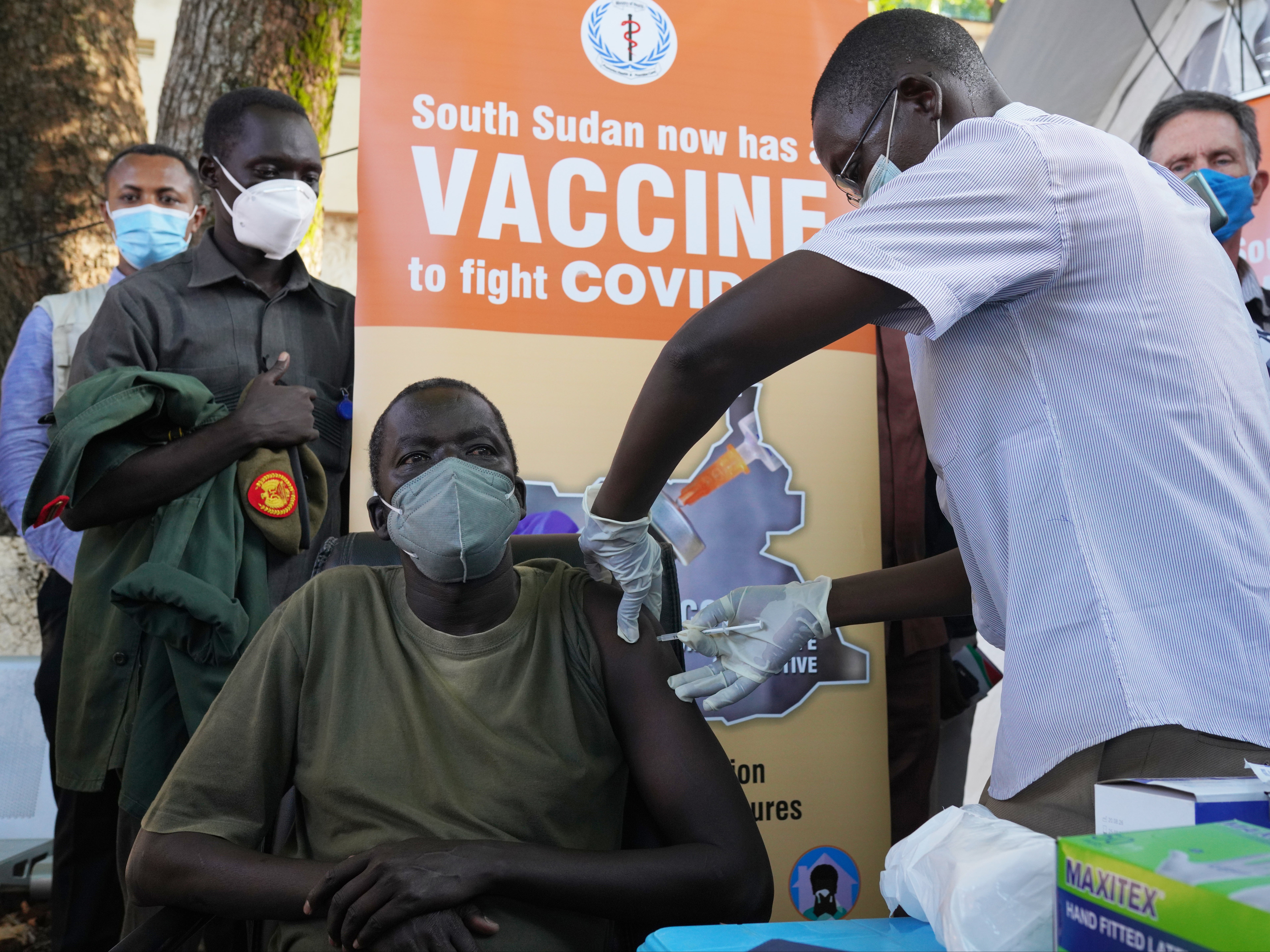 <p>South Sudan has started vaccinating its population thanks to doses provided by Covax</p>