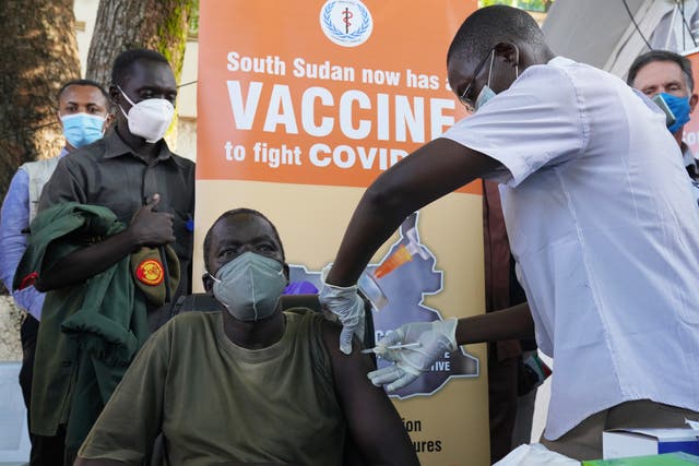 South Sudan has started vaccinating its population thanks to doses provided by Covax