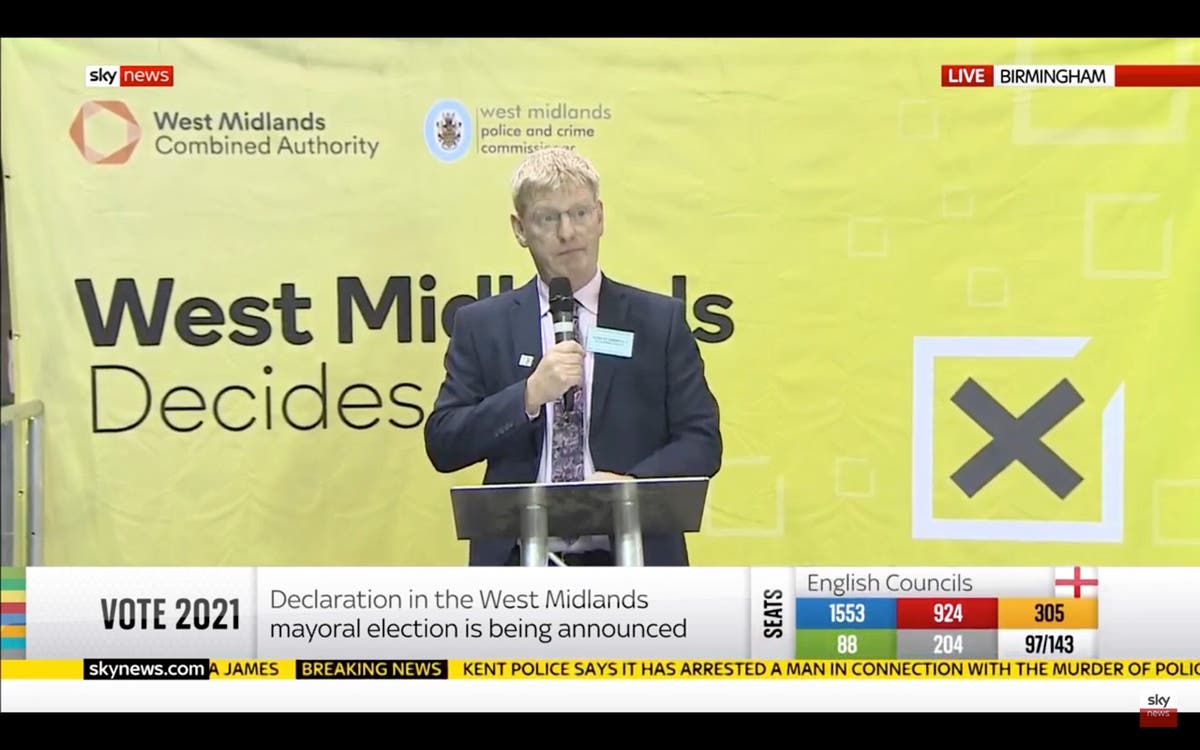 Labour take surprise lead in first round of West Midlands mayor race