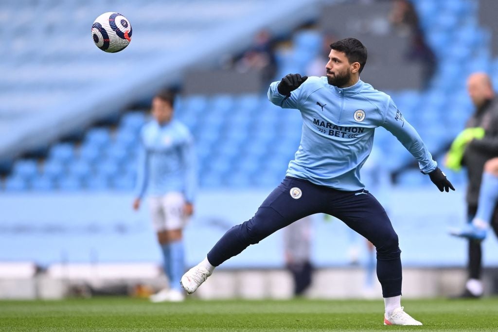 Sergio Aguero has been on the bench for much of the season