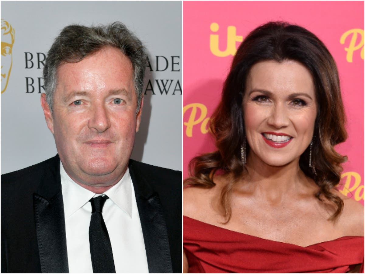 Piers Morgan hits out at Susanna Reid over description of GMB replacement Alastair Campbell