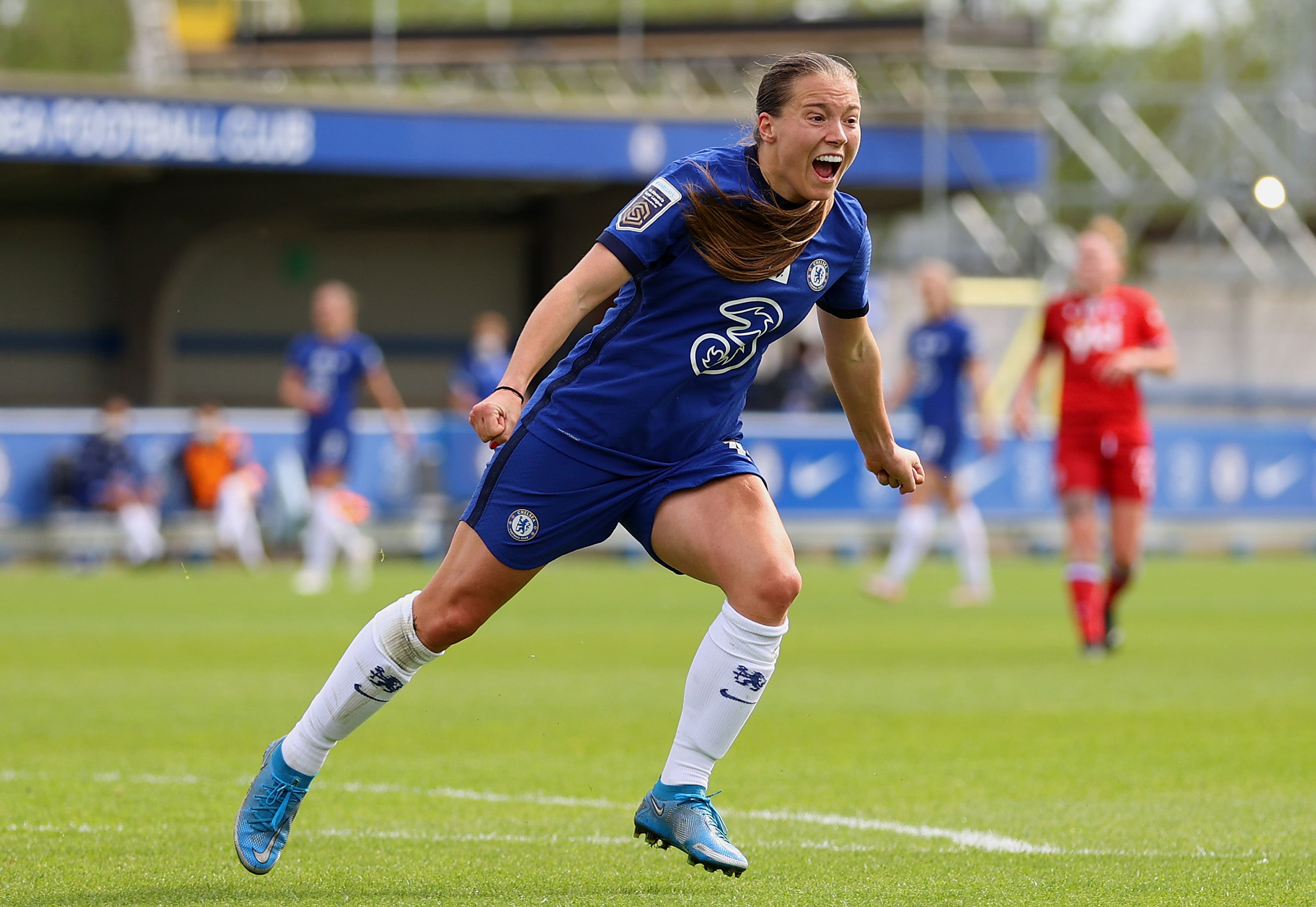 Fran Kirby’s strike partnership with Sam Kerr helped fire Chelsea to the WSL title