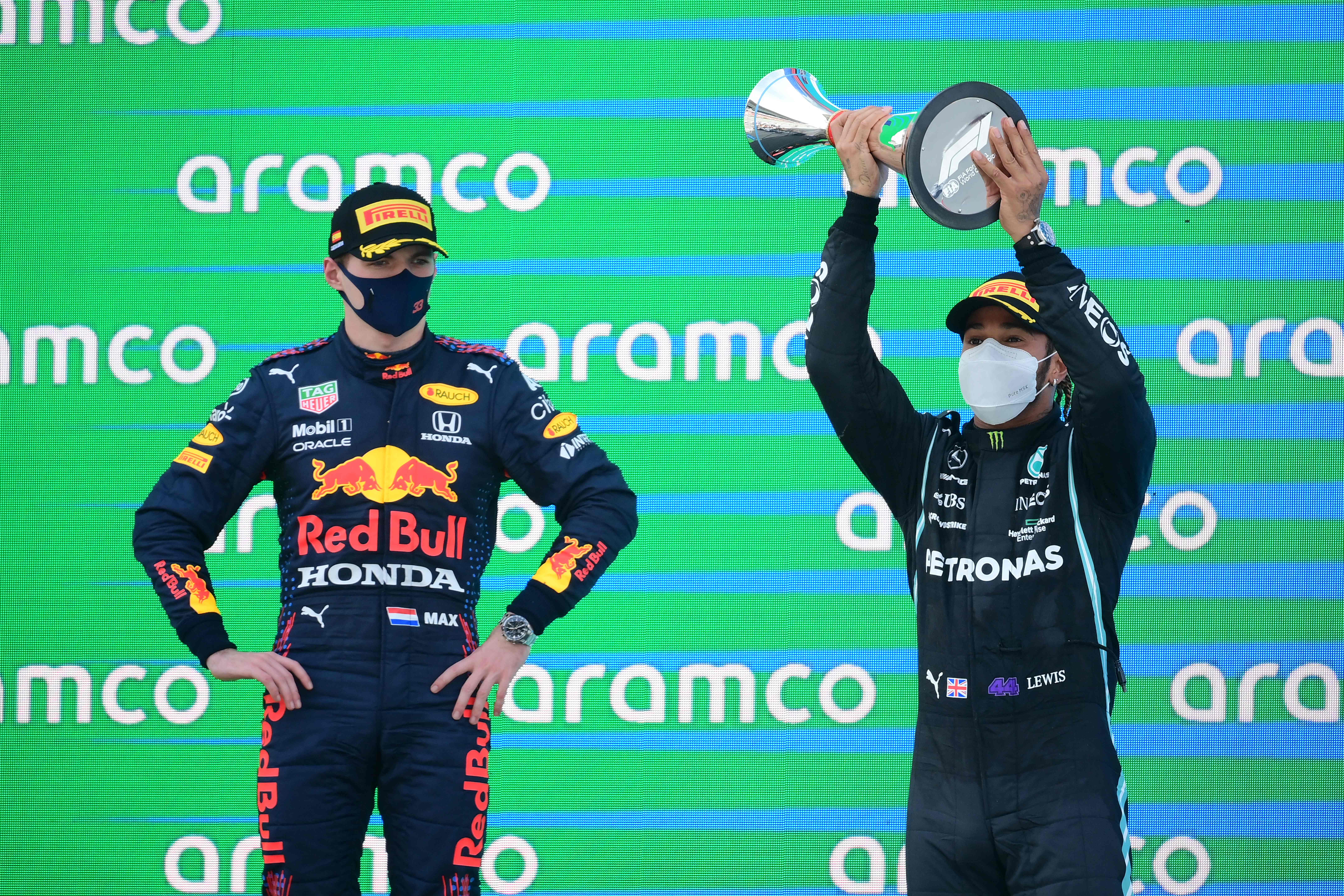 Max Verstappen has seen title rival Lewis Hamilton win the past three races of the season