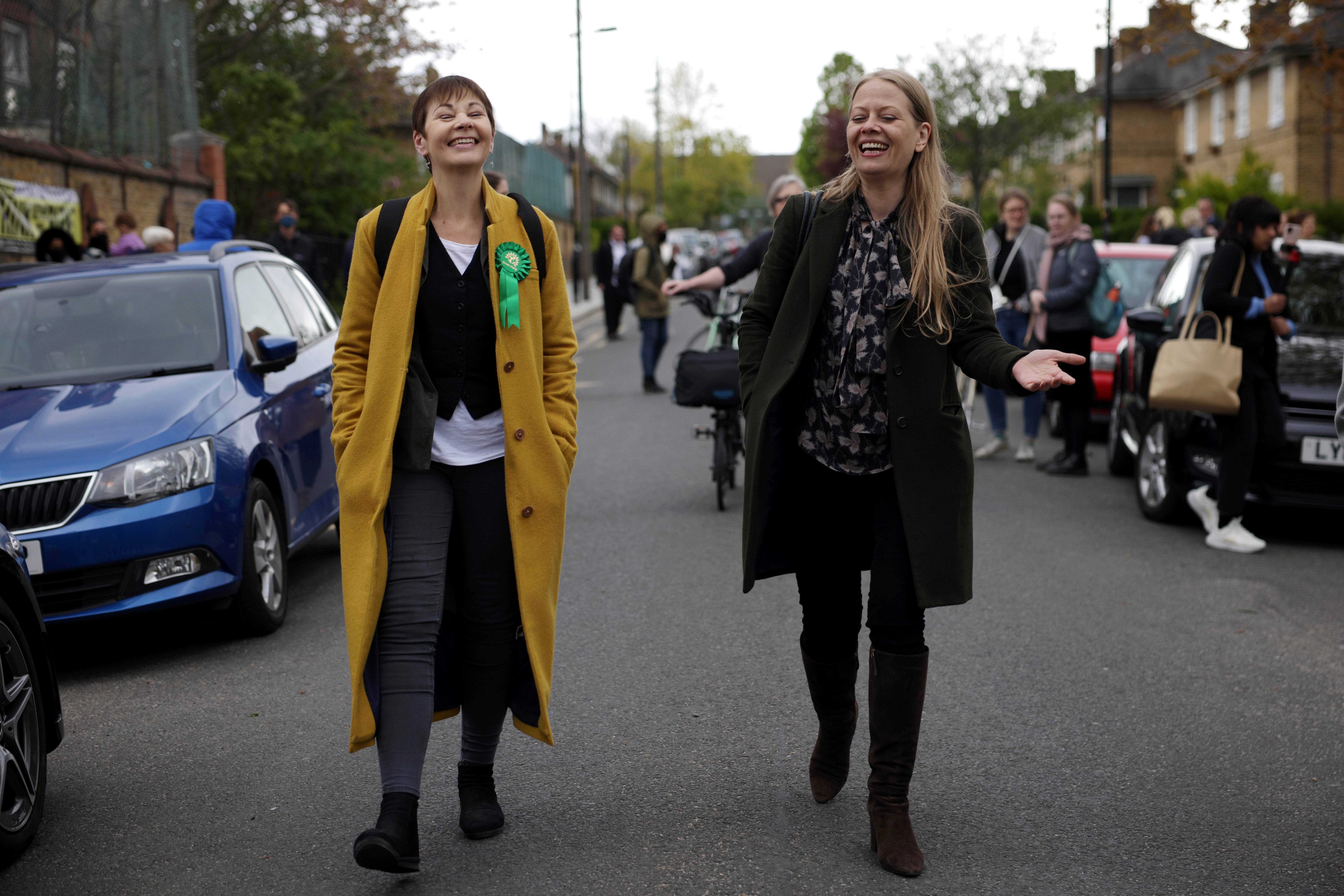 Caroline Lucas and Sian Berry’s party enjoyed record success in the 2021 local elections