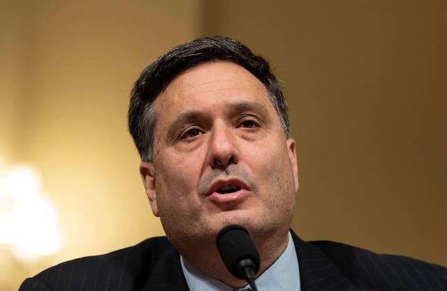 <p>File: Ron Klain, the White House chief of staff, testifies during a congressional hearing</p>