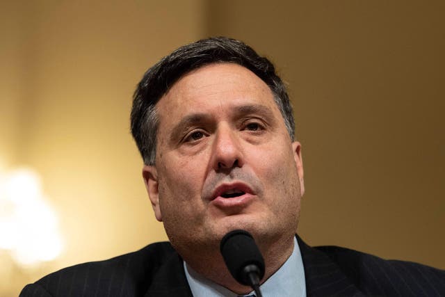 <p>File: Ron Klain, the White House chief of staff, testifies during a congressional hearing</p>