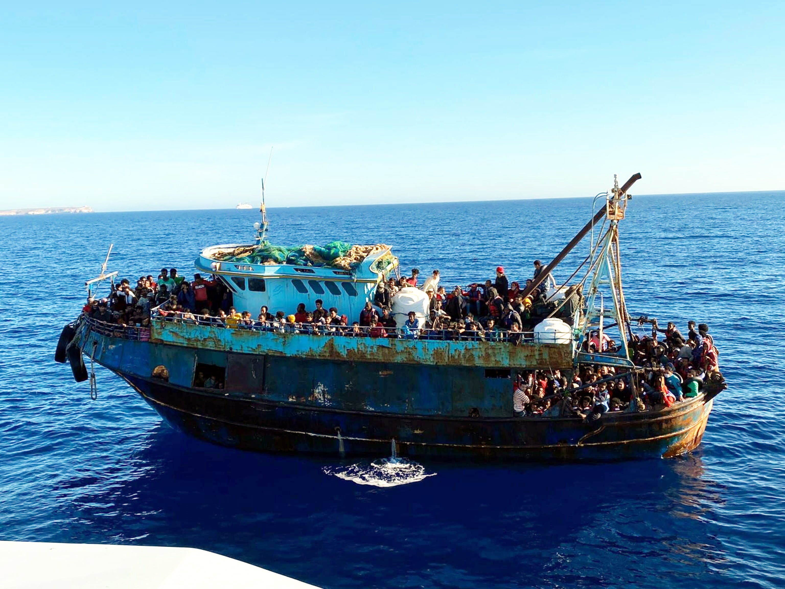 Lampedusa is one of the main entry points for migrants coming from Tunisia and Libya