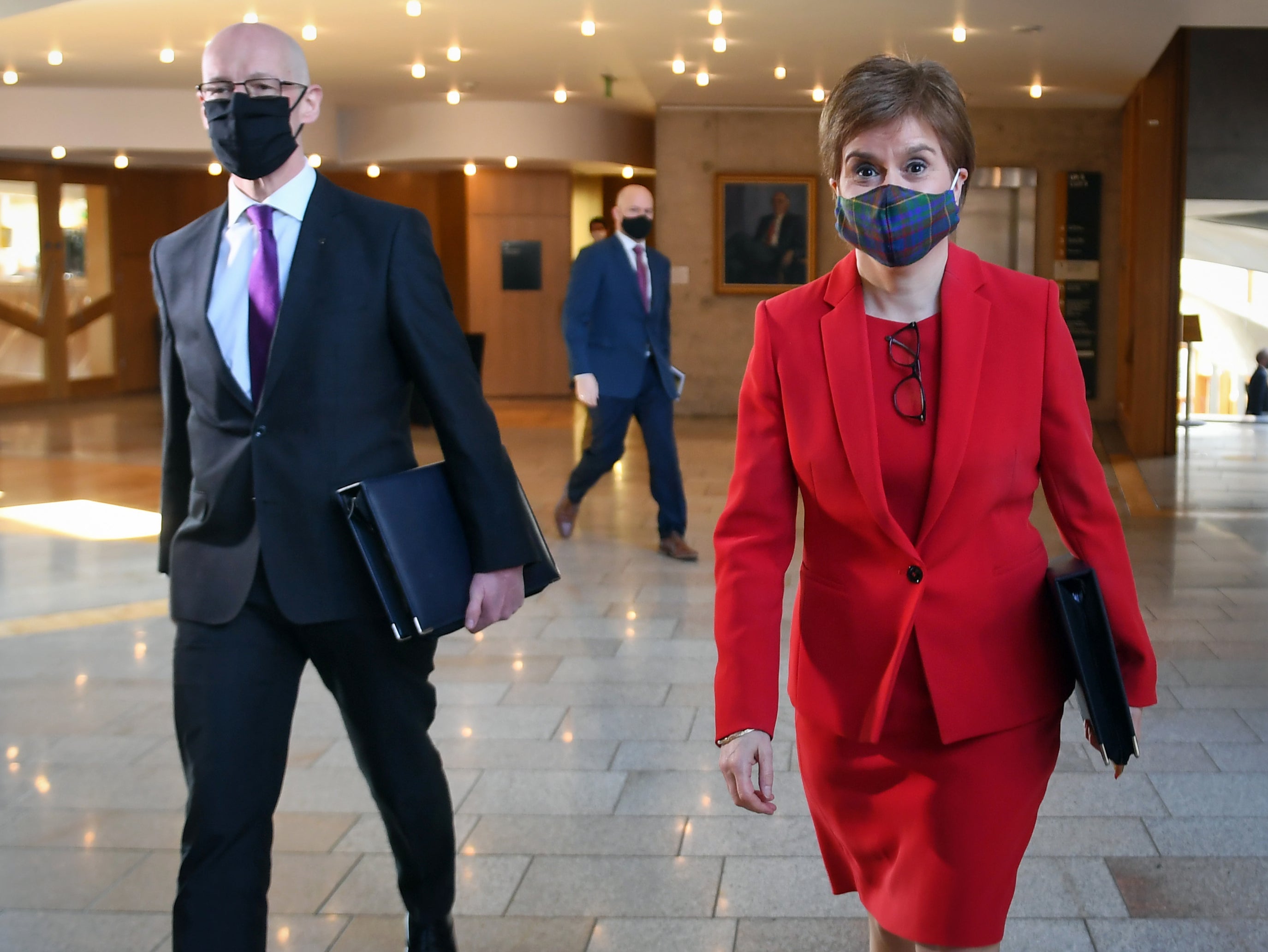 John Swinney and Nicola Sturgeon