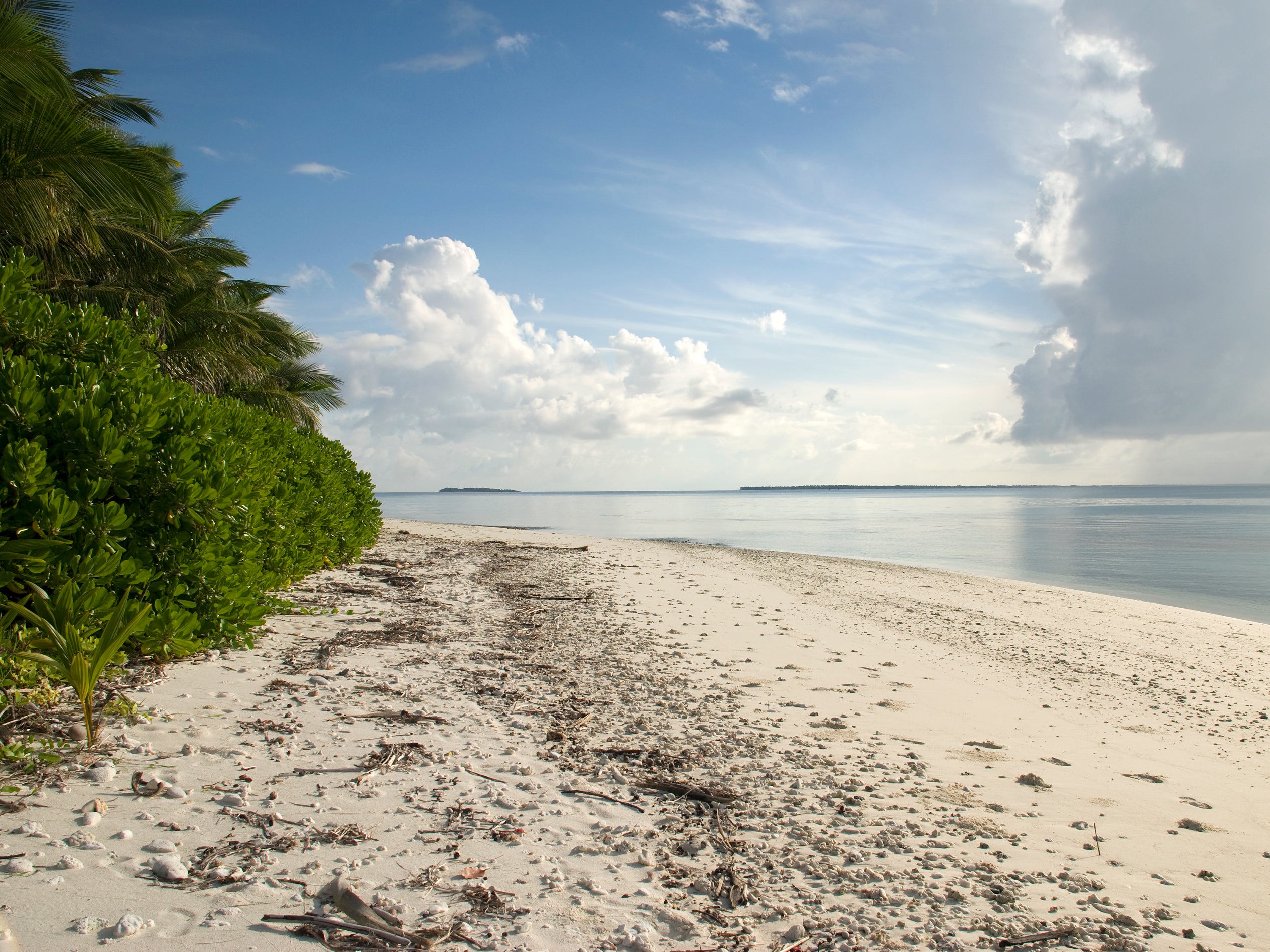 Pristine sands and waters of the Chagos Archipelago are part of a 640,000 sq km protected conservation zone