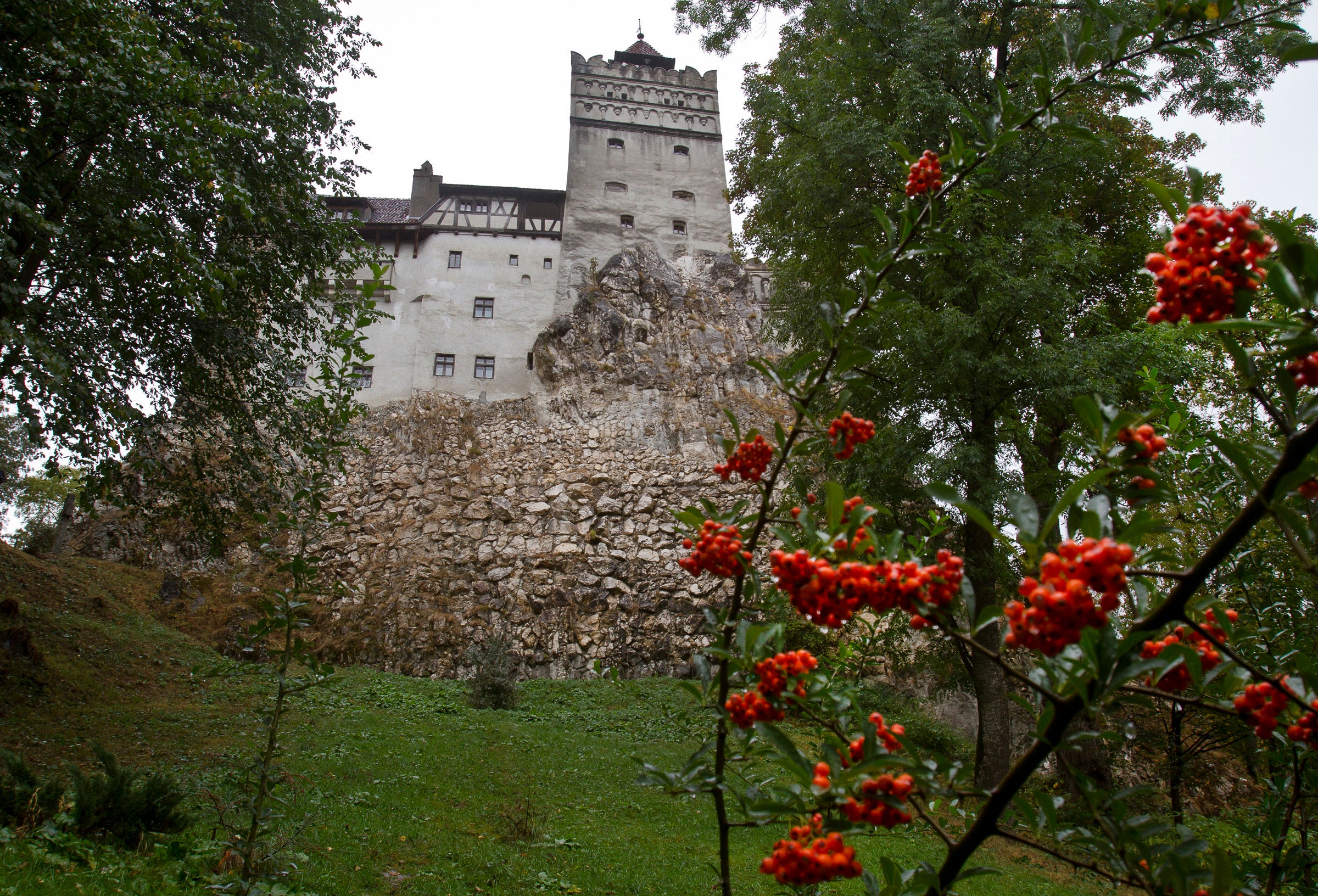 Virus Outbreak Romania Dracula Castle