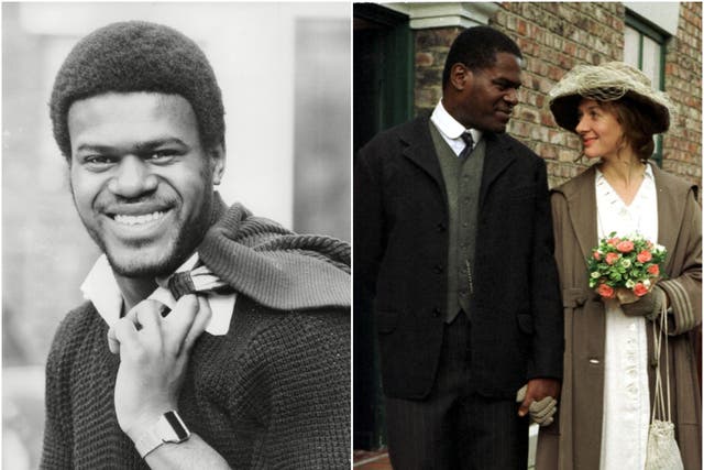Armatrading in 1981 (left) and in 1998 TV series Colour Blind