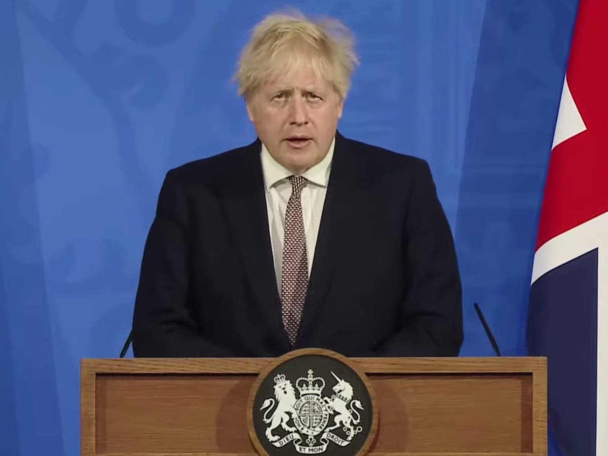 Indoor eating and drinking in pubs and restaurants allowed from next Monday, Boris Johnson announces