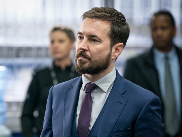 <p>Martin Compston as Steve Arnott in Line of Duty</p>