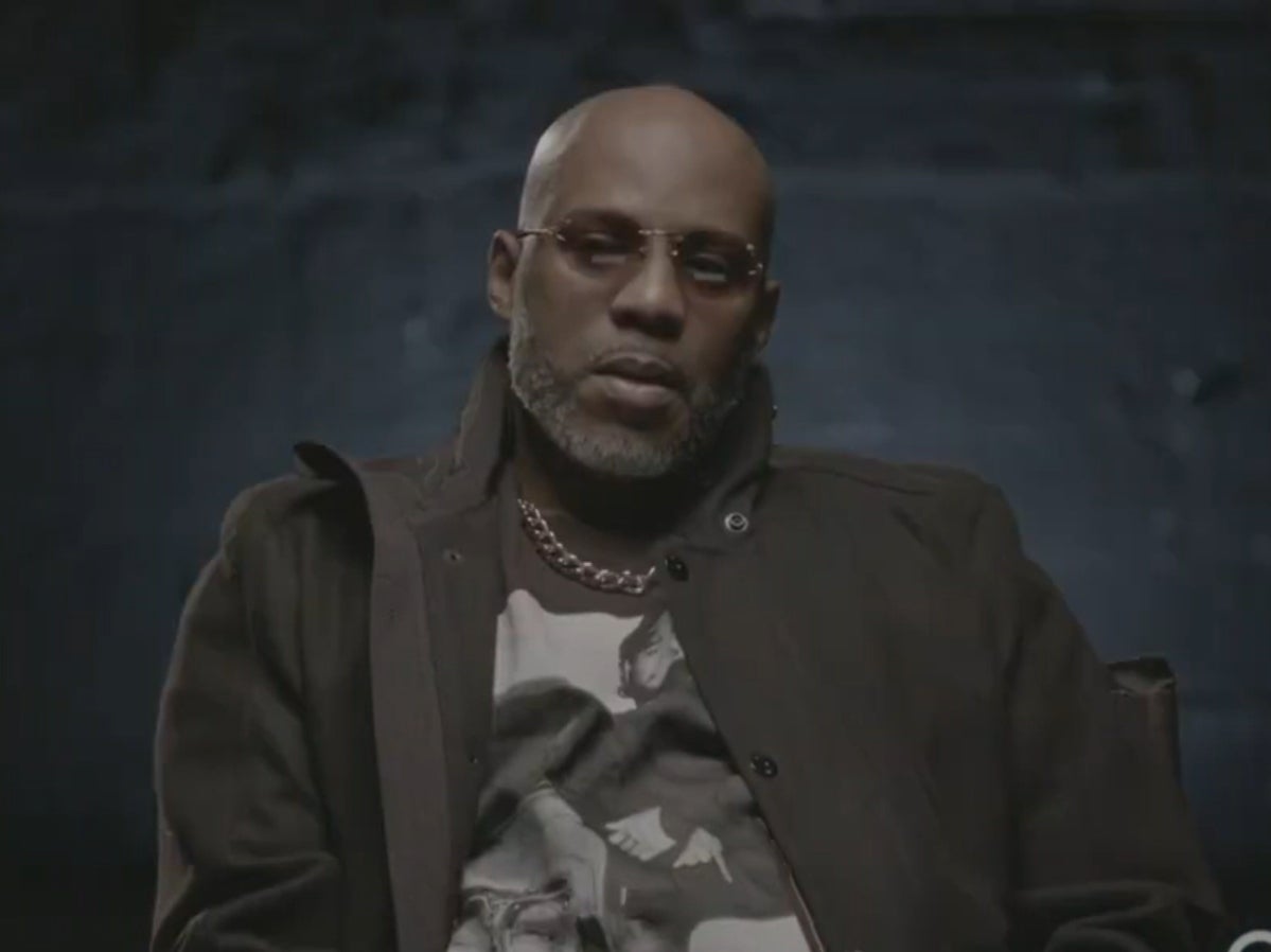 The late rapper DMX, as seen in the two-hour interview special airing on TV One