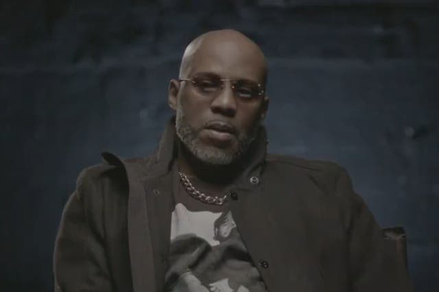 The late rapper DMX, as seen in the two-hour interview special airing on TV One
