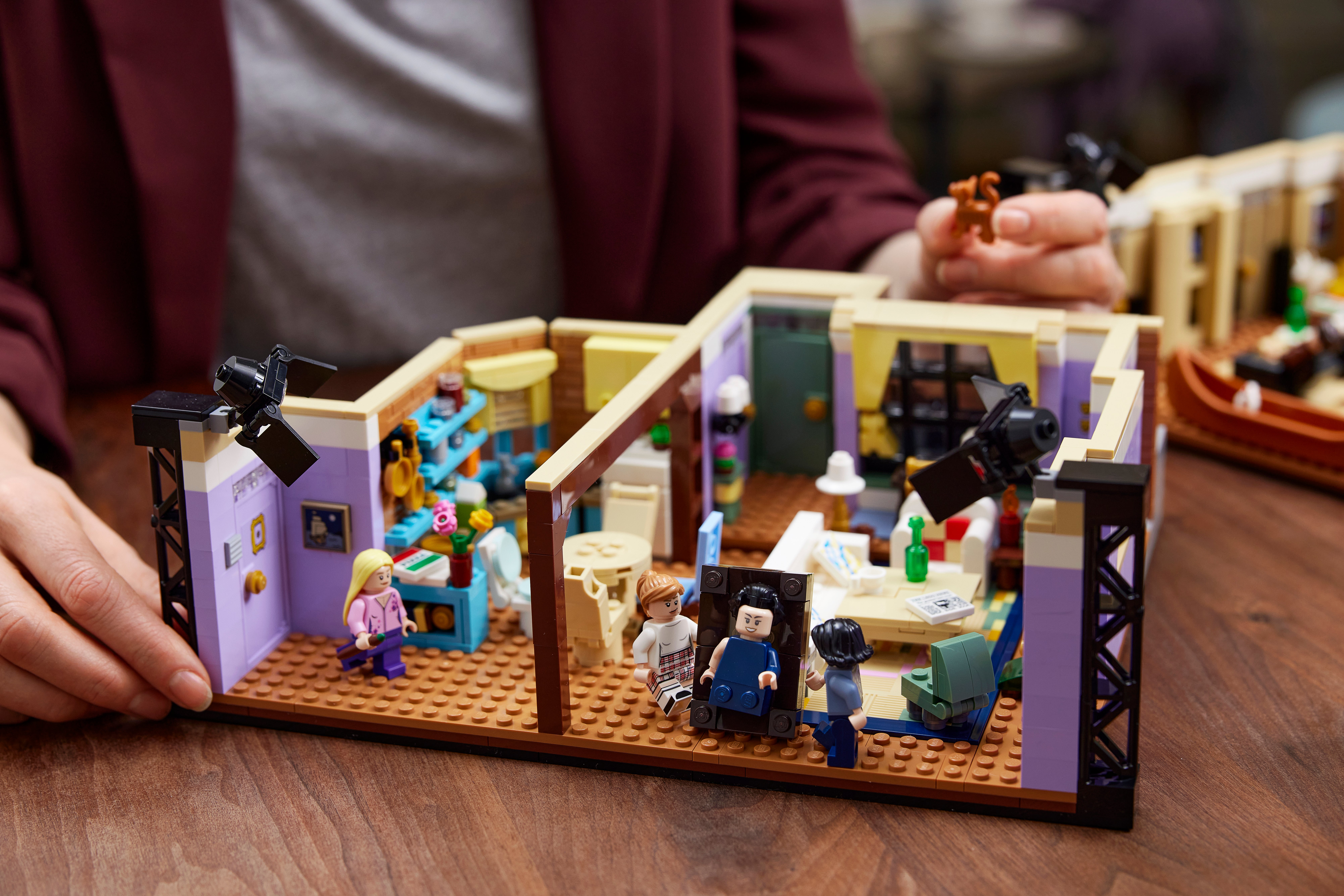 Lego polybag ideas friends tv show-monica geller nine