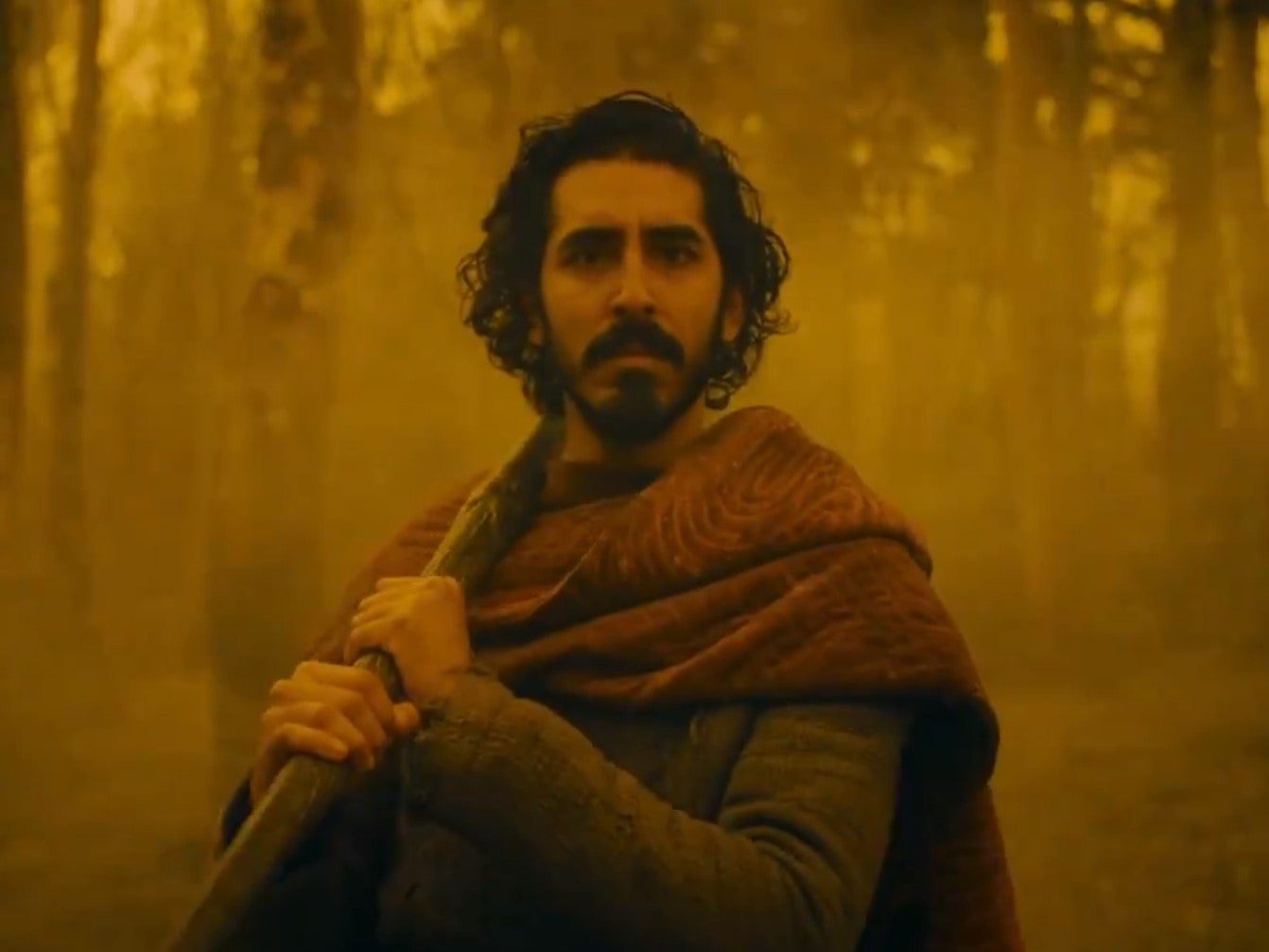 Dev Patel as Sir Gawain in The Green Knight