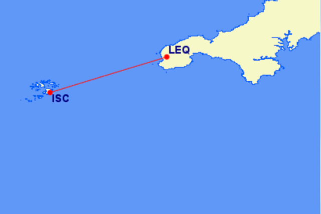 <p>The 20-minute journey between the Isles of Scilly and Land’s End costs £93 one way</p>