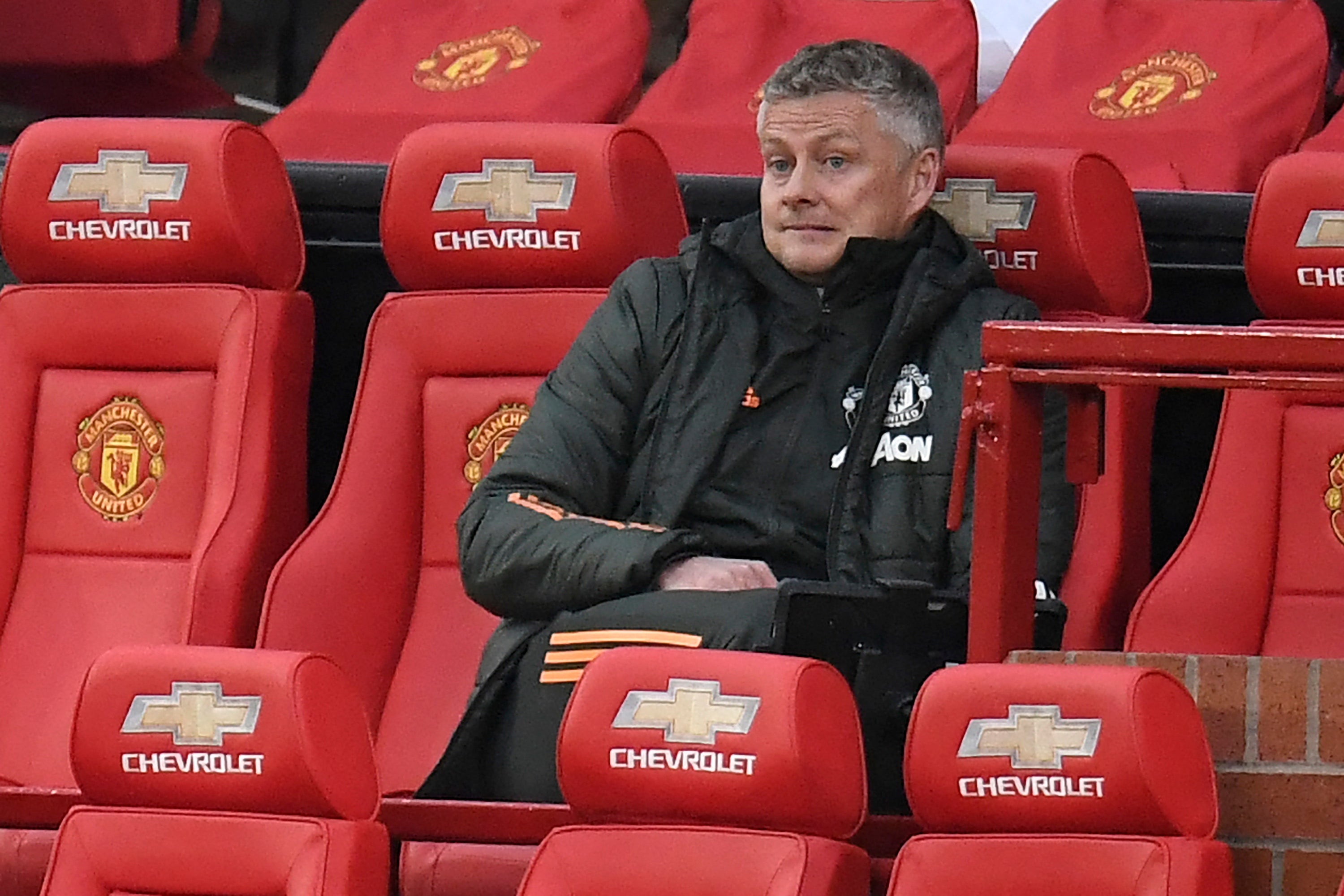 Ole Gunnar Solskjaer was forced to make 10 changes to his team against Leicester