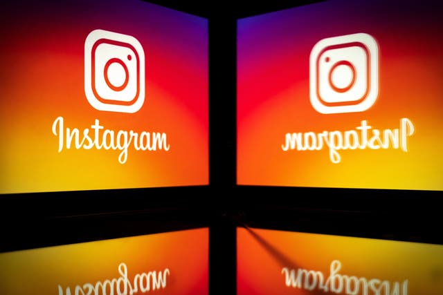 Picture taken on September 28, 2020 shows the logo of the social network Instagram on a smartphone, in Toulouse, southwestern France