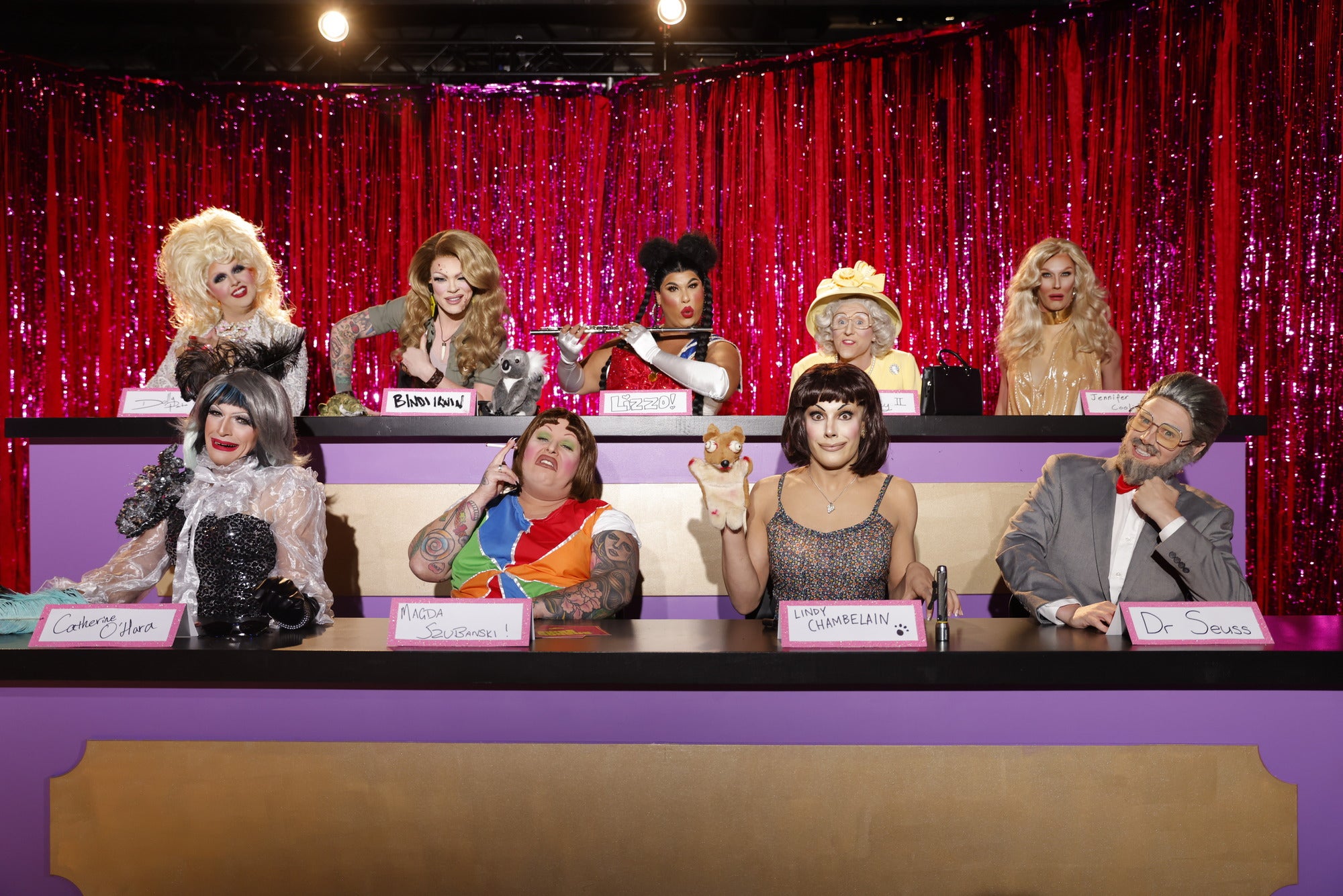 The queens of Drag Race Down Under compete on Snatch Game