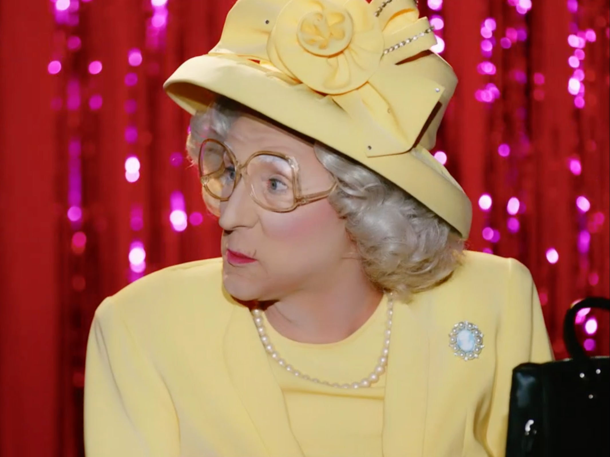 Anita Wig’lit as Queen Elizabeth II on RuPaul’s Drag Race Down Under