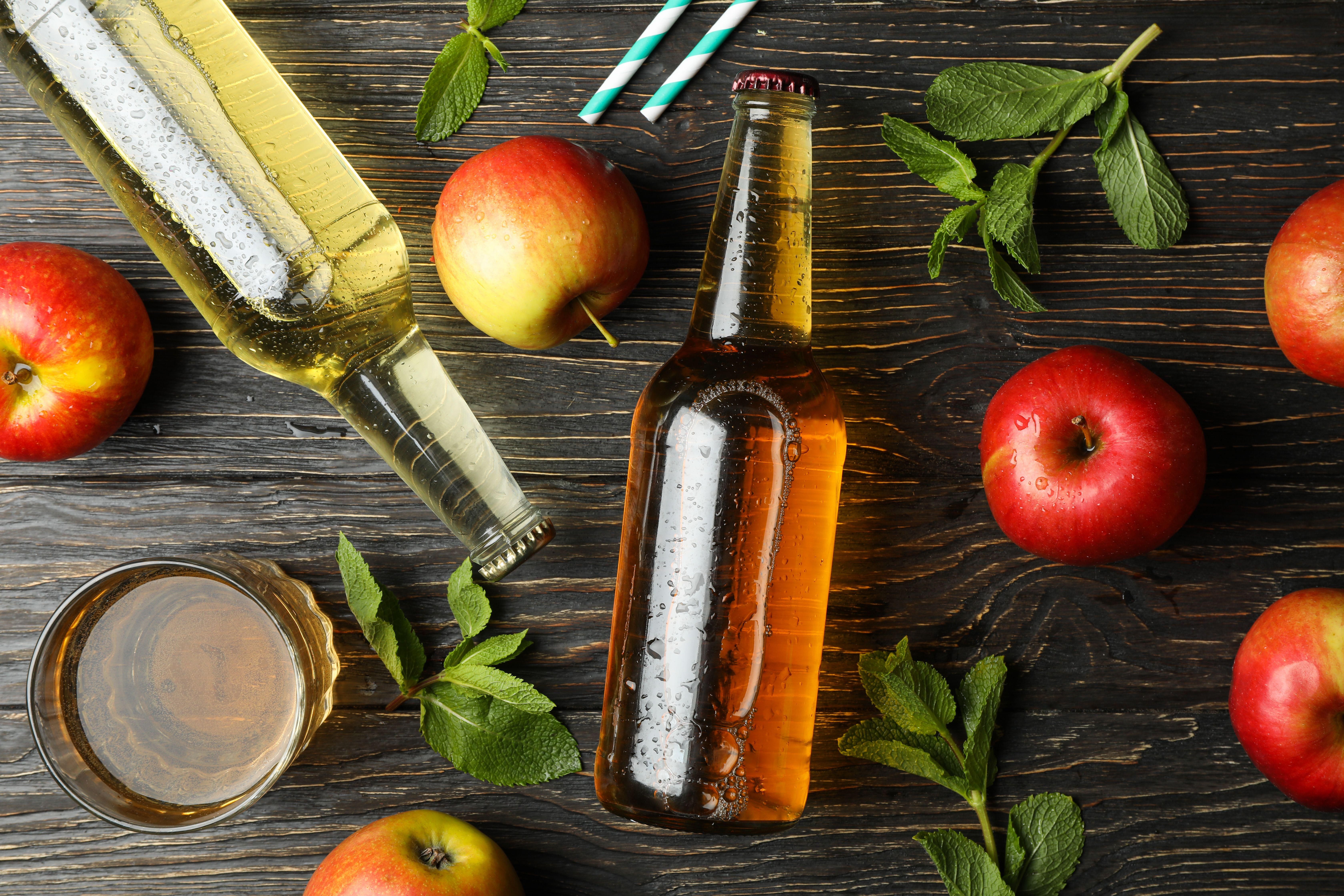 Droughts across the UK reduced the water content in apples and pears, but this could result in good cider