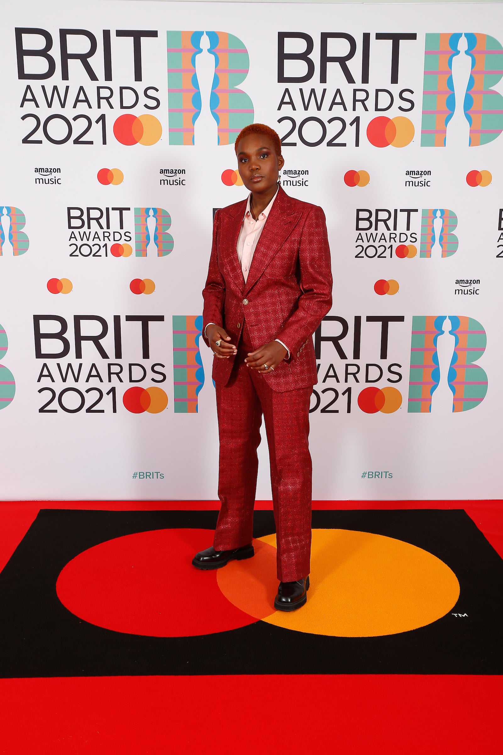 Arlo Parks at the The Brit Awards 2021