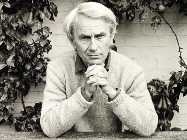 <p>The poet in 1986, the same year he was chair of the Booker Prize judges</p>