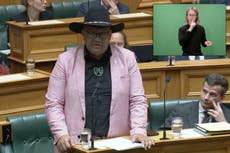 Indigenous New Zealand lawmaker censured for haka protest