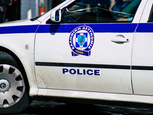 <p>Greek Police have arrested a man </p>