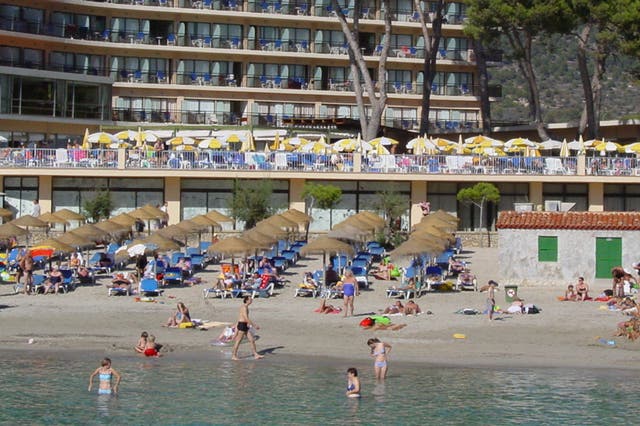High risk? A beach resort in Mallorca
