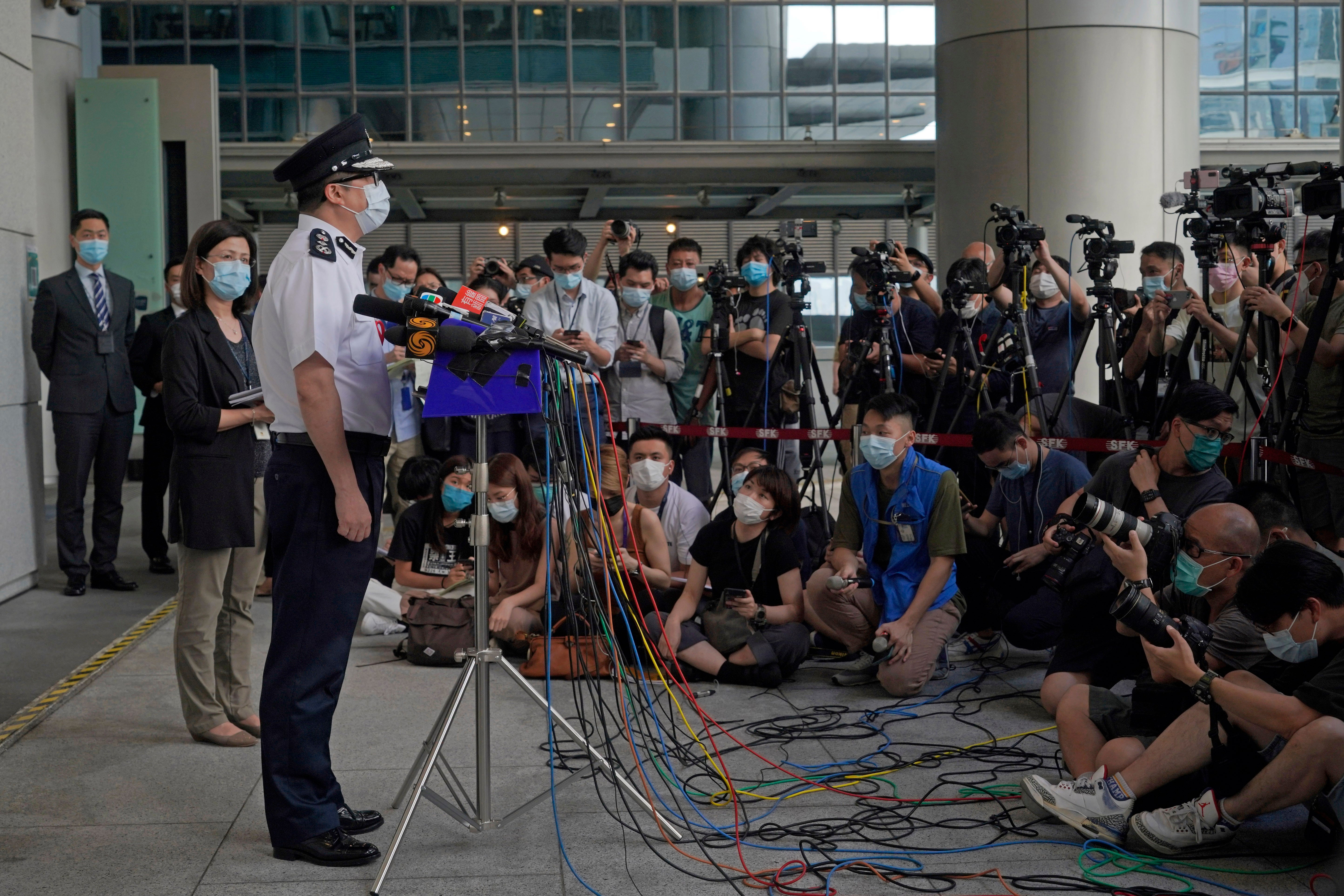Hong Kong Police Raid