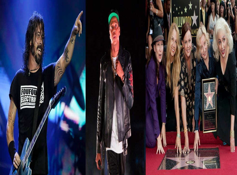 Jay Z Foo Fighters And Go Go S In Rock Hall On First Try Ll Cool J Kraftwerk Hbo Los Angeles America The Independent