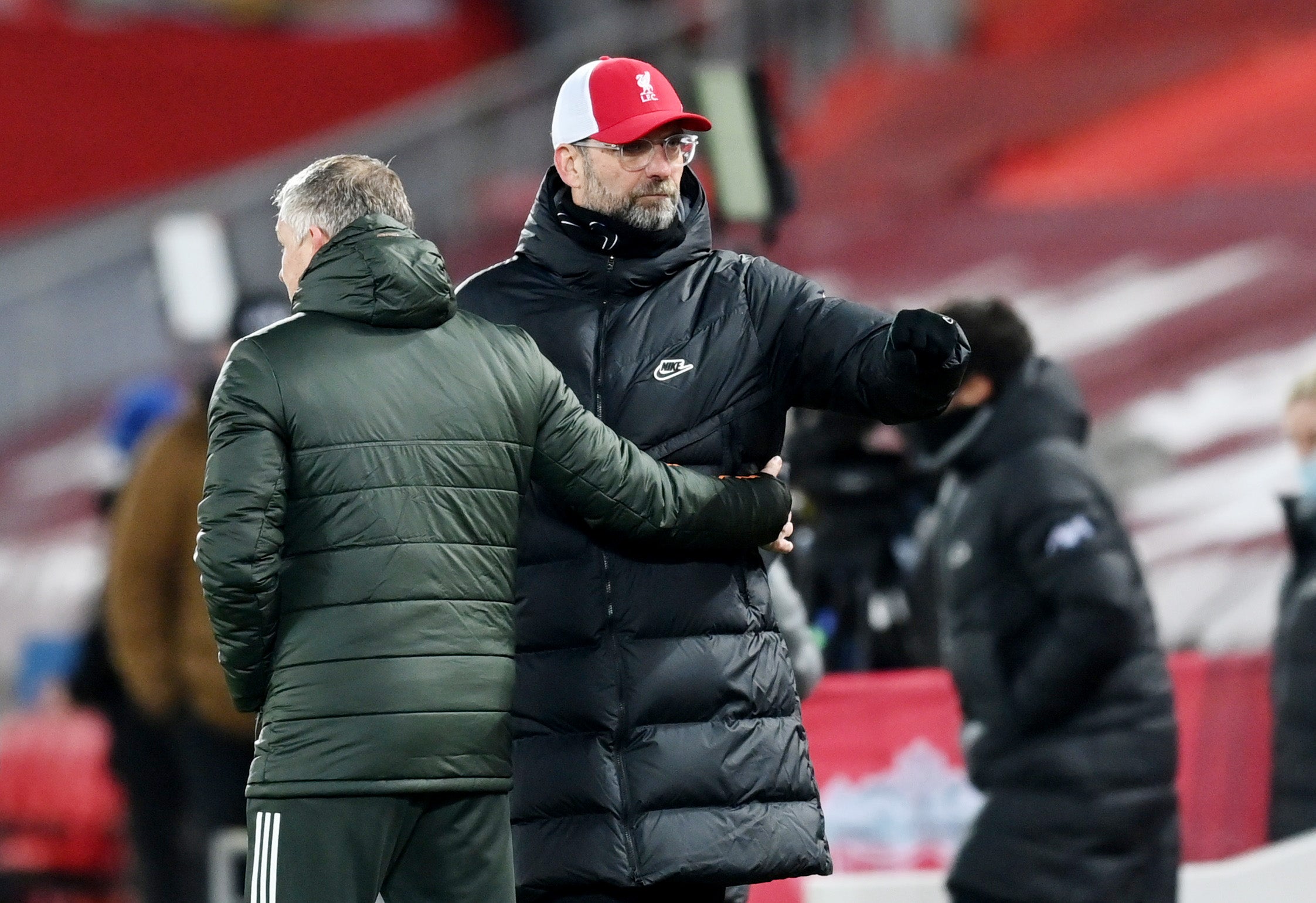 The two managers meet at Old Trafford on Thursday evening