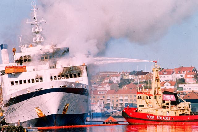Denmark Ferry Fire