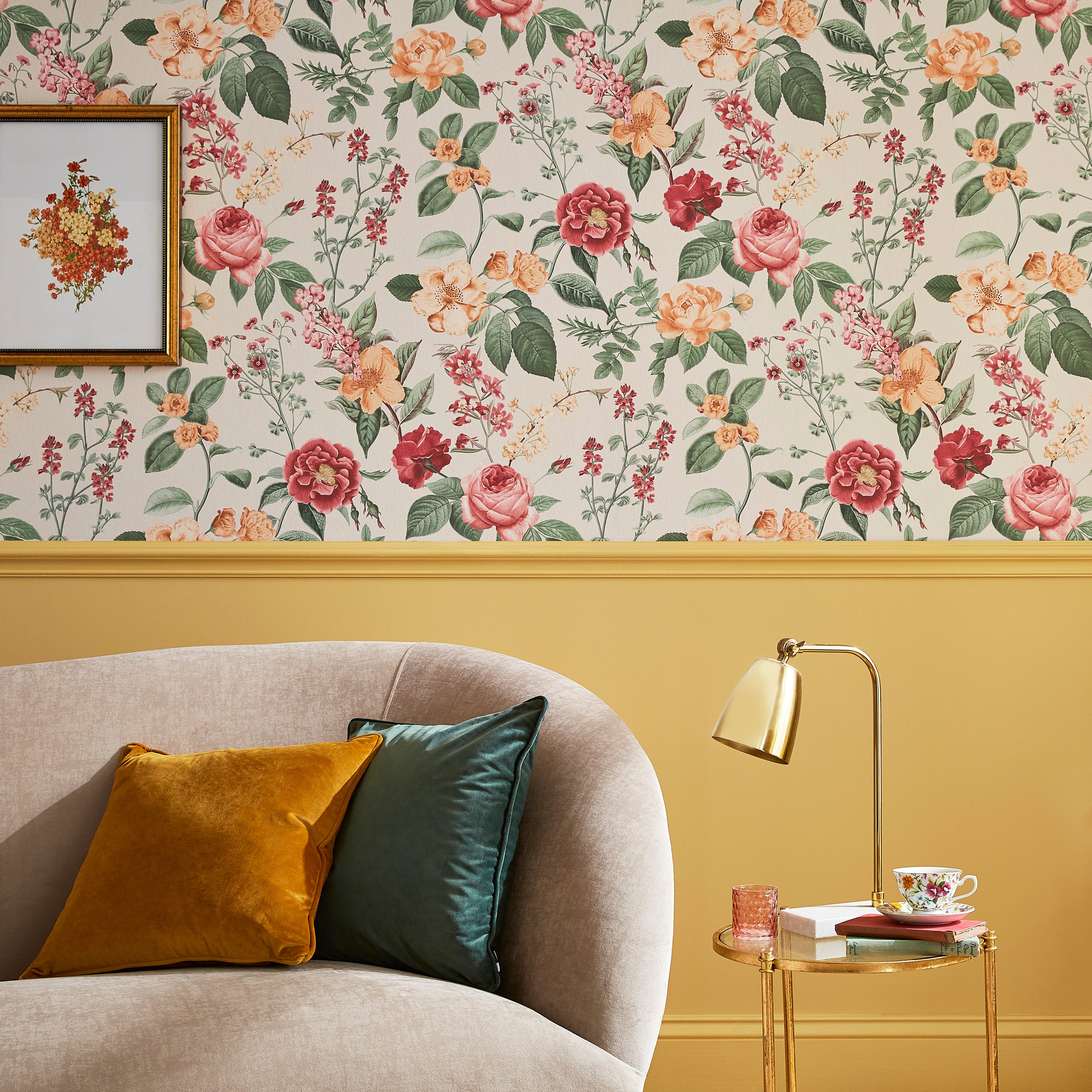 1940s Parsonage Bloom wallpaper, £65 per roll