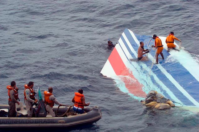 <p>El avión se dirigía de Río de Janeiro a París cuando se hundió en el Atlántico en junio de 2009, matando a todos a bordo </p>