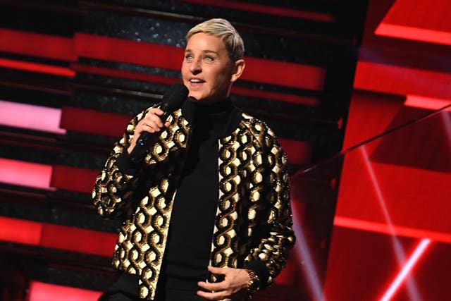 Ellen DeGeneres en los premios Grammy el 26 de enero de 2020 en los Ángeles
