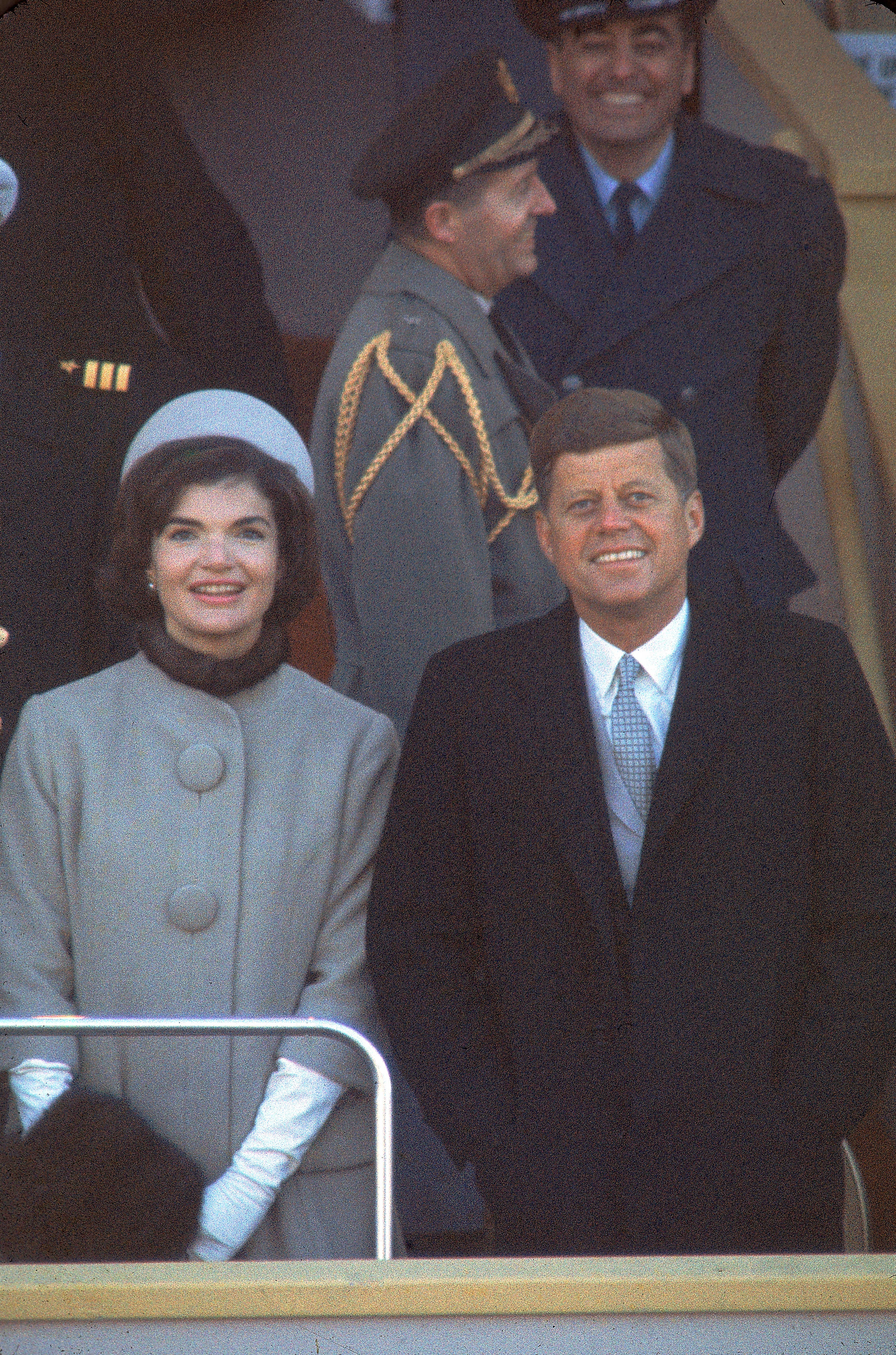 Jackie Kennedy in the famous pillbox hat