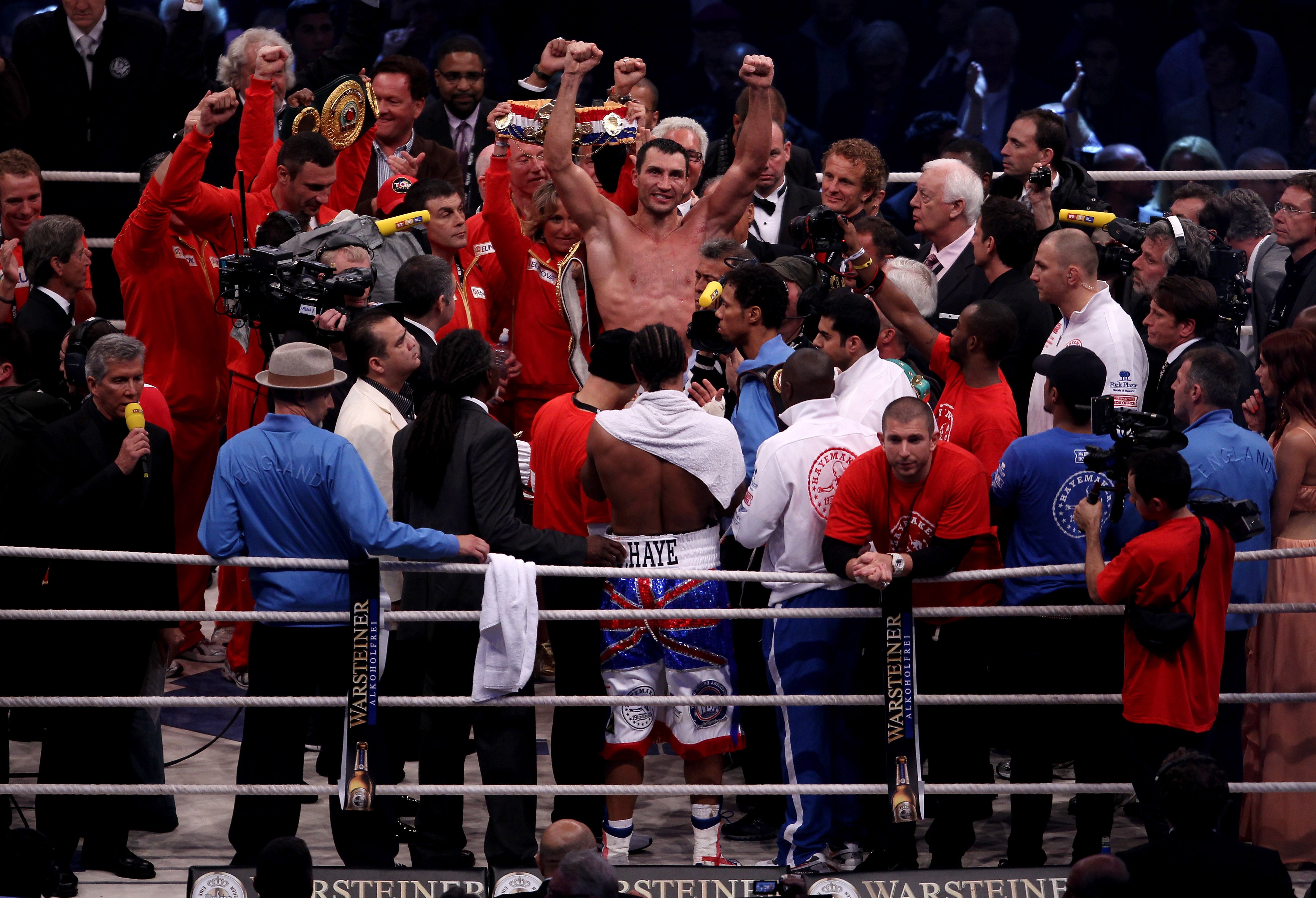 Haye was outpointed by Wladimir Klitschko in 2011