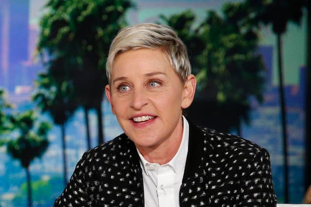 Ellen DeGeneres during a taping of The Ellen DeGeneres Show in 2016