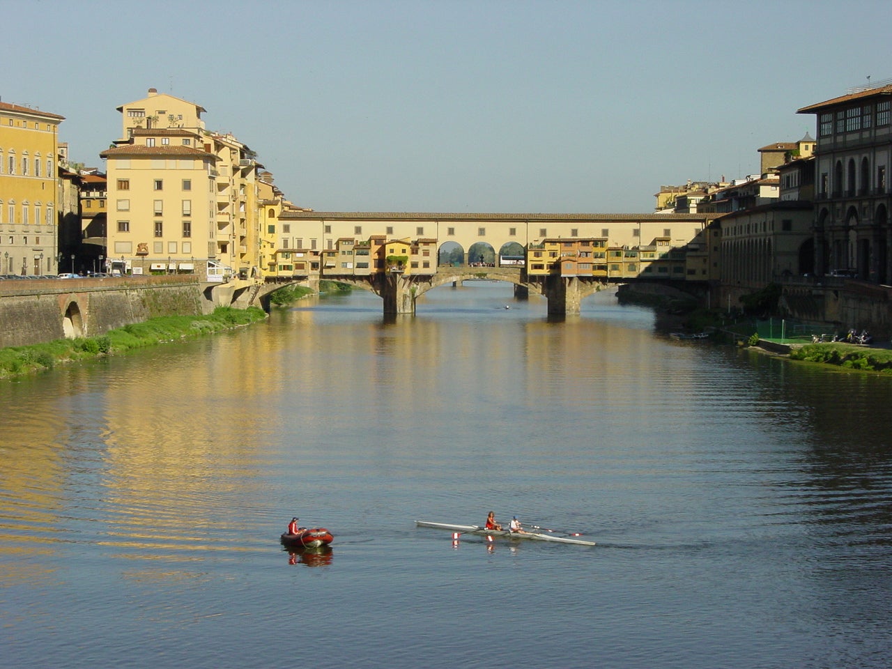 Opening up: Ponte Vecchio in Florence