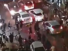 Israeli mob drag man they believe to be Arab from car and beat him unconscious