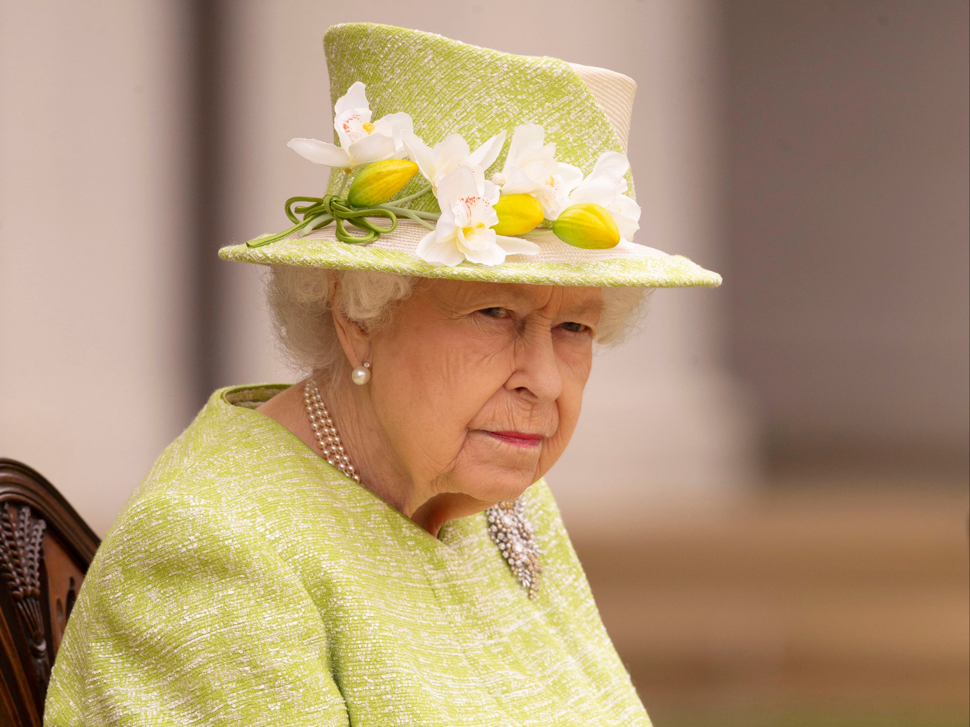 The Queen in March 2021