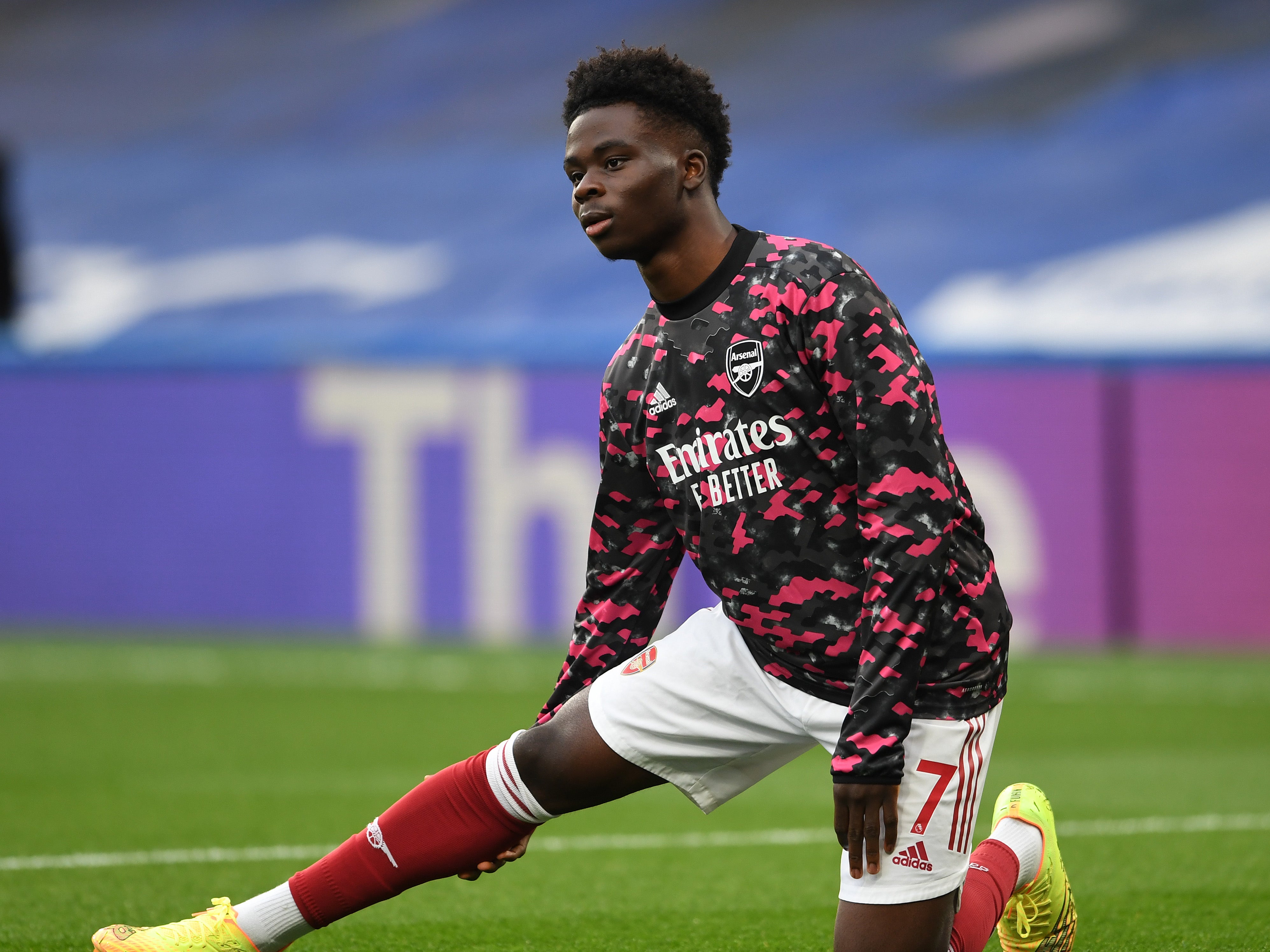 Arsenal winger Bukayo Saka