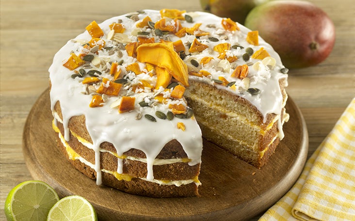 Full of endorphin-boosting ingredients, this is truly the world’s happiest cake