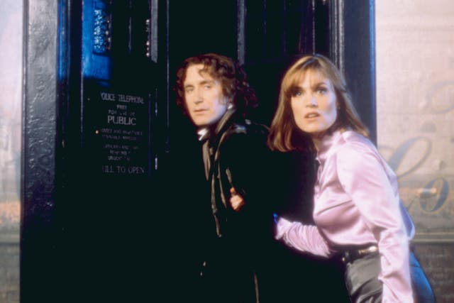 <p>Doctor hmm: Paul McGann and Daphne Ashbrook in the US reboot</p>