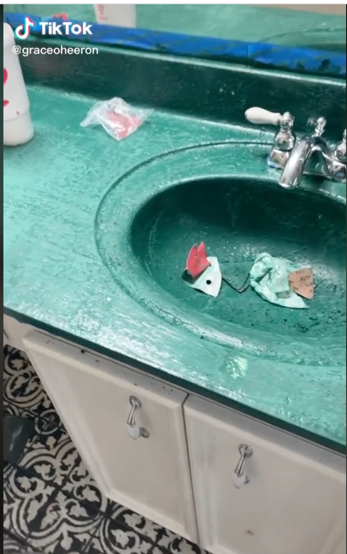 Woman goes viral on TikTok for disastrous bathroom renovation project: &lsquo;Picasso of the DIY world&rsquo; 