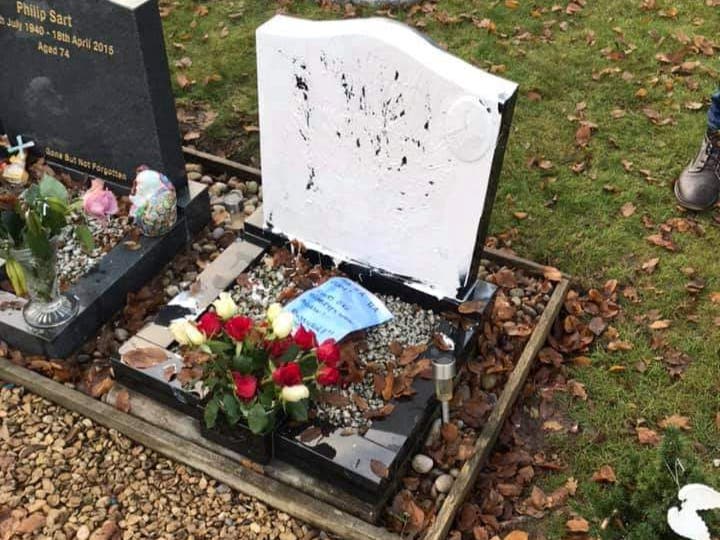 Woman jailed after vandalising diabetic man's grave and leaving cruel note - Vimarsana News